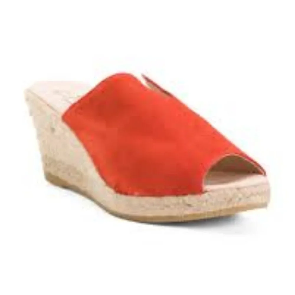 GAIMO Suede Wedge Espadrilles